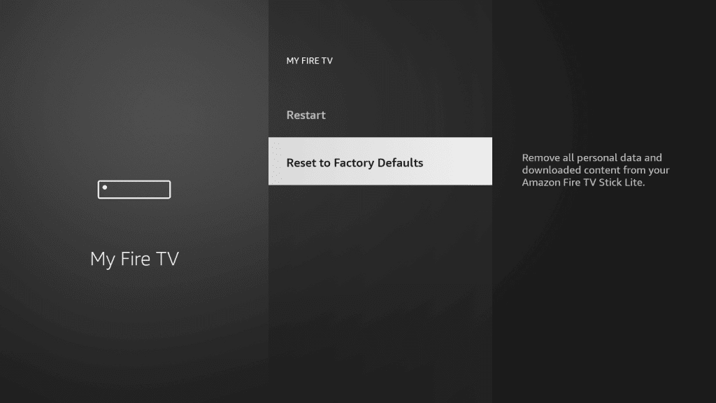 Factory Reset